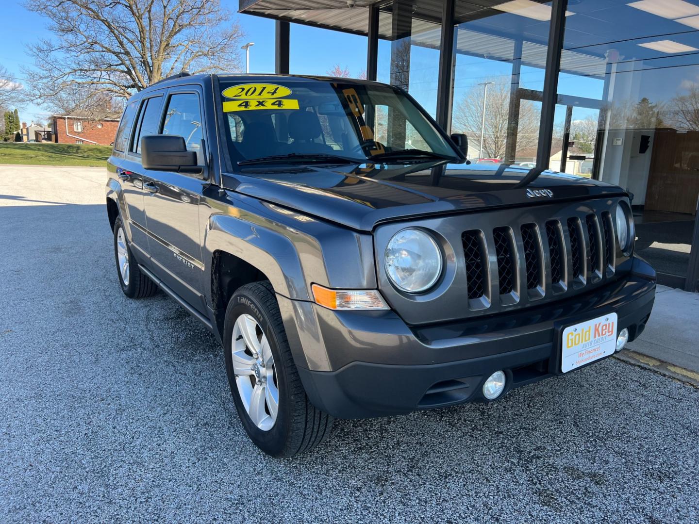 2014 Magnetic Metallic Jeep Patriot (1C4NJRFB1ED) , located at 1633 W Kimberly, Davenport, IA, 52806, (563) 323-5341, 41.559456, -90.598732 - Photo#1